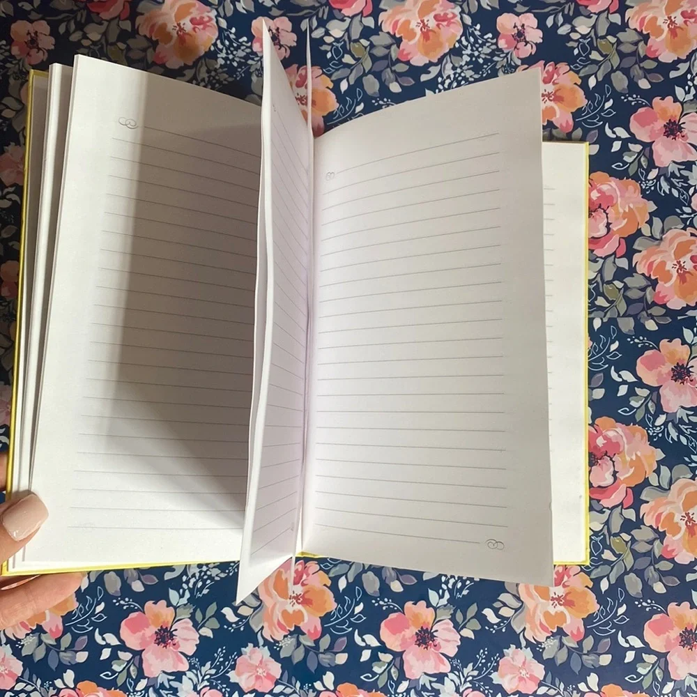 Yellow Gingham Food Journal